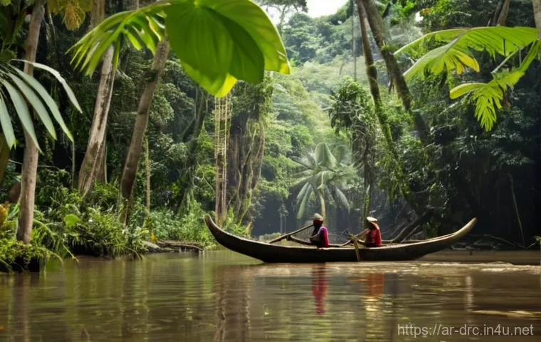 콩고 국립공원의 생물 연구 - **Prompt Title:** Majestic Wildlife of the Congo Basin
    **Image Prompt:** A serene and powerful s...